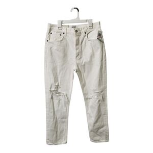 Agolde Riley High Rise Straight‎ Leg Cropped Distressed Jeans Size 26 New